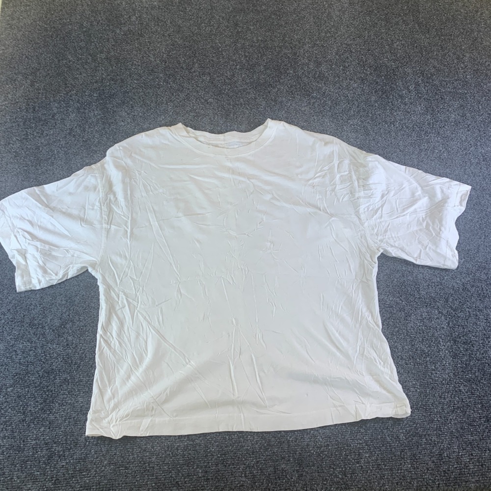 We The Free Perfect Oversized T-Shirt Womens Small White Cotton Short Sleeve